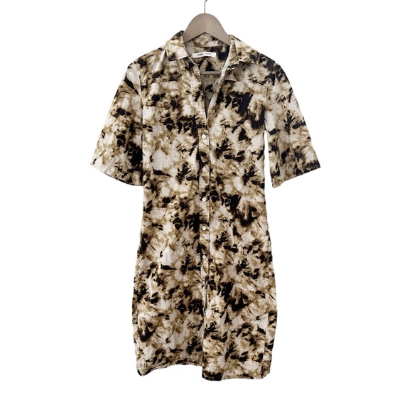 Samsoe Samsoe DEMI DRESS AOP CAMO CLAY size small - Picture 6 of 9